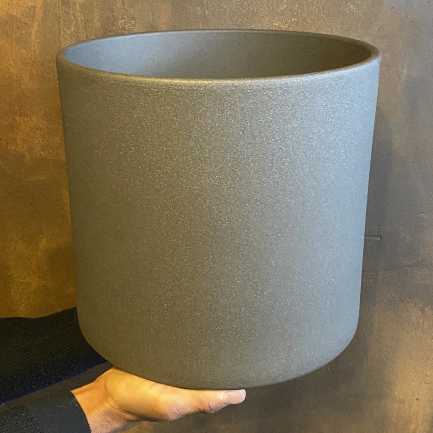 Growurban Matt Pot - Dark Grey | 28Cm | Indoor Pots