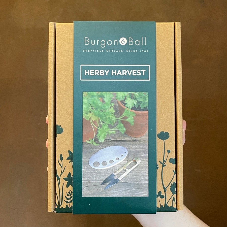 Growurban Herby Harvest Gift Set By Burgon & Ball | Garden Tools