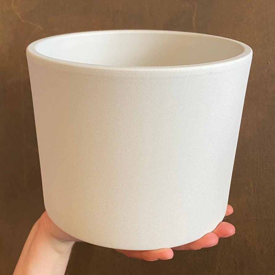 Growurban Matt Pot - White | 20Cm | Indoor Pots