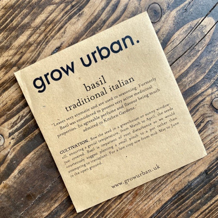 Growurban Grow Urban. Seeds - Herbs | Seeds & Bulbs