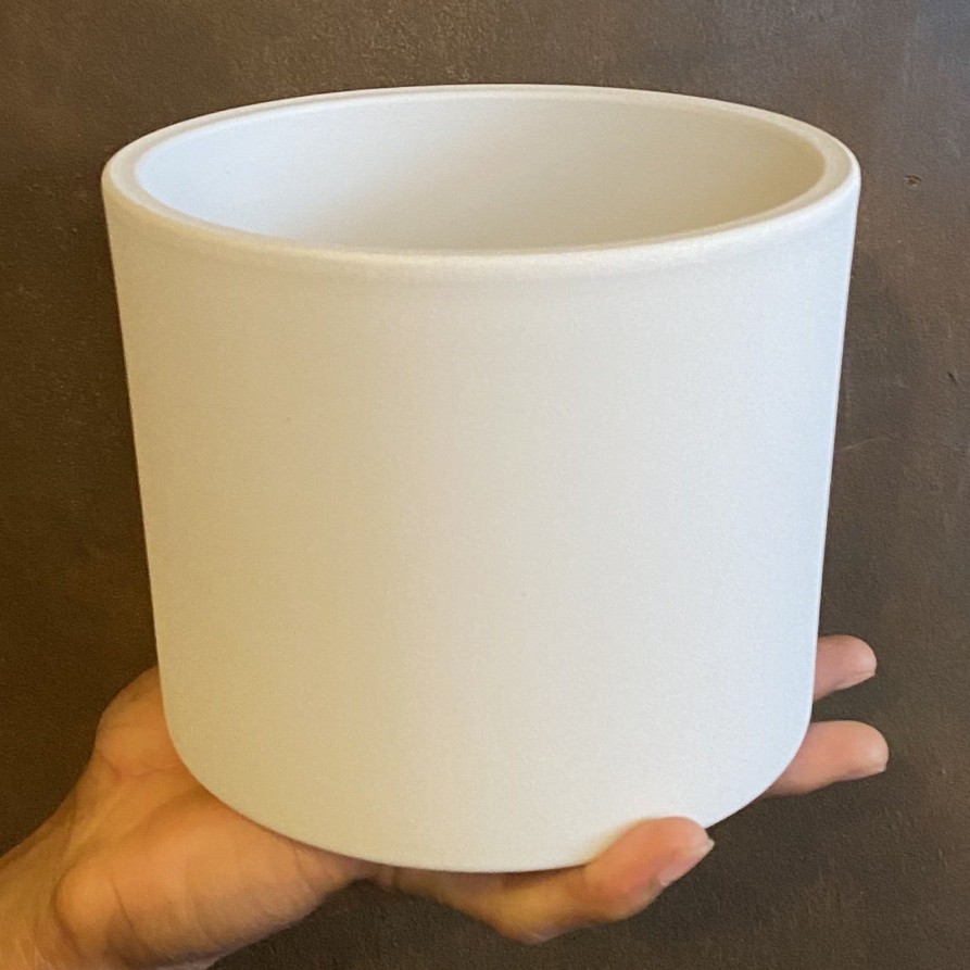 Growurban Matt Pot - White | 15Cm | Indoor Pots