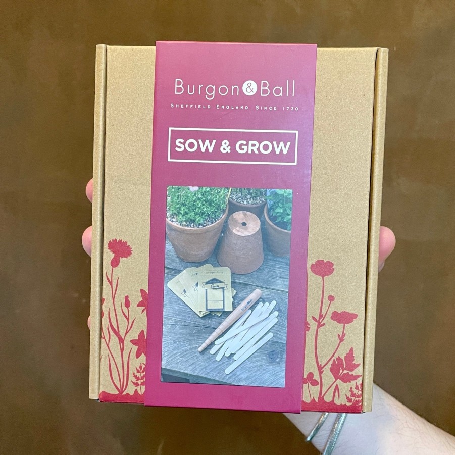 Growurban Sow & Grow Gift Set By Burgon & Ball | Garden Tools