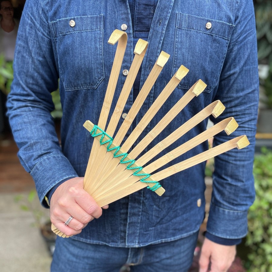 Growurban Niwaki Bamboo Hand Rake | Niwaki