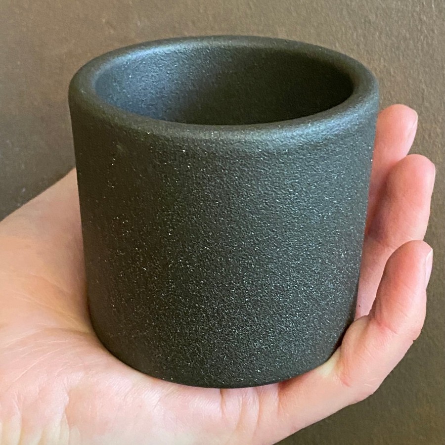 Growurban Matt Pot - Dark Grey | 7Cm | Indoor Pots